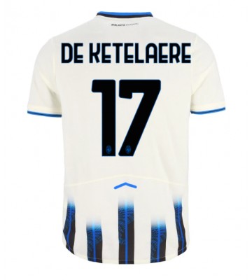 Lacne Muži Futbalové dres Atalanta Charles De Ketelaere #17 2025-26 Krátky Rukáv - Preč